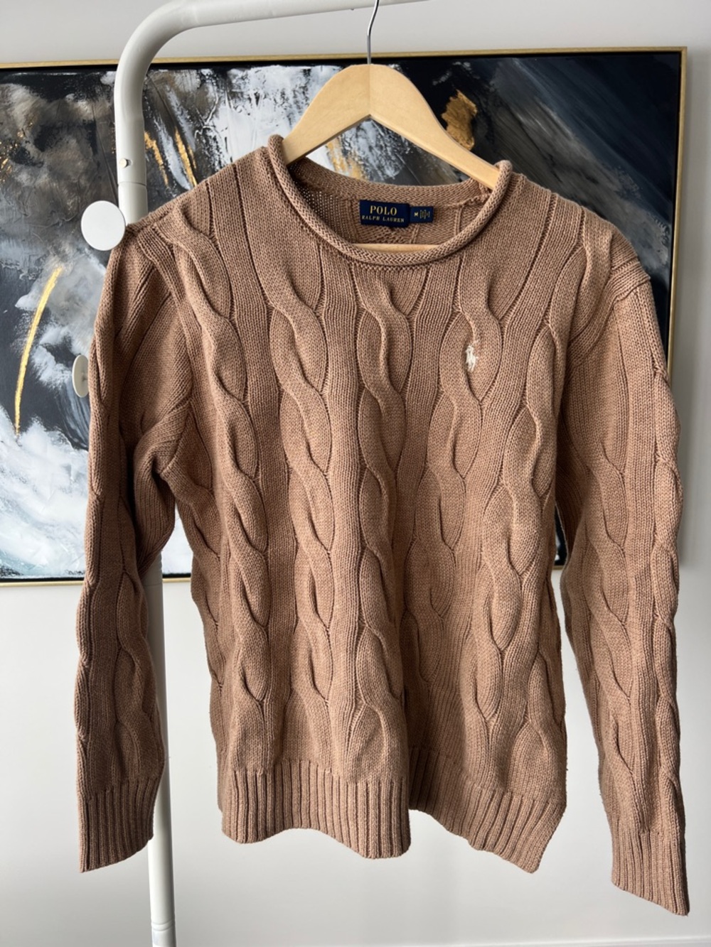Polo by Ralph Lauren Cable Knit Rollneck Sweater